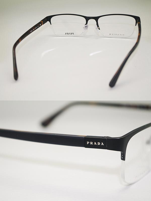 【楽天市場】プラダ PRADA メガネフレーム 眼鏡 マットブラック めがね PR52SV-1BO1O1 ブランド：WOODNET 楽天市場店