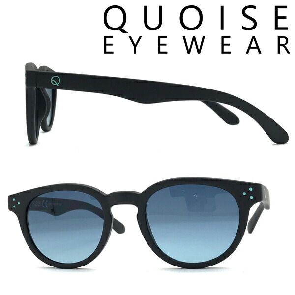 【在庫処分特価】SDGs エコ QUOISE EYEWEAR クォーズアイウェア サングラス メンズ&レディース グラデーションブルー QE-CORAL-BK1-L4 ブランド サーファー　サーフィン　リサイクル資源（再生ナイロン）で作られたサングラス　イタリア　自然環境保護への取組