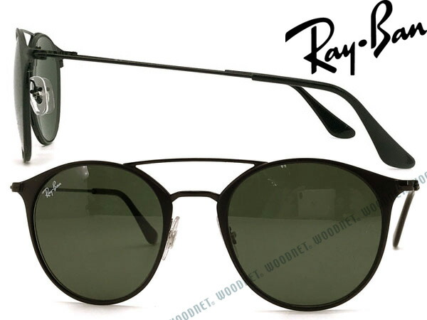 Rayban レイバン グリーンブラック キーケース 眼鏡 サングラス 0rb 3546 186 ブランド メンズ レディース ジーンズ 男性用 女性用 紫外線uvカットレンズ ドライブ 釣り アウトドア おしゃれ ファッション 就職祝い 進学祝い ホワイトデー Woodnet 店 プレゼント用