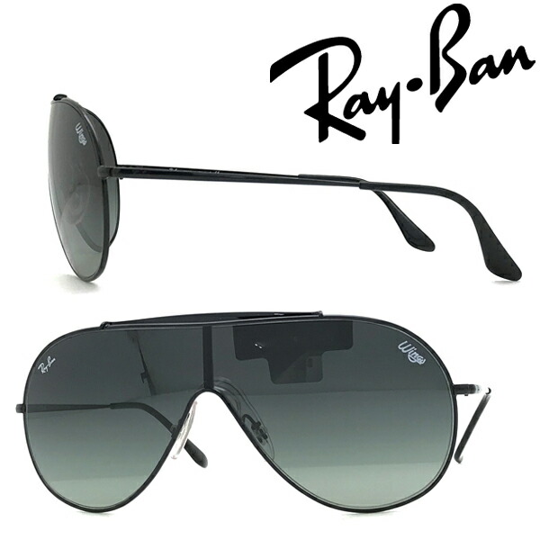 Rayban サングラス レイバン Rayban サングラス ティアドロップ メンズ レディース Wings グラデーションブラック ティアドロップ 0rb 3597 002 11 ブランド Woodnet 店 プレゼント用ラッピング対応 Since 01 豊富な実績で安心サポート 厳重検品で品質