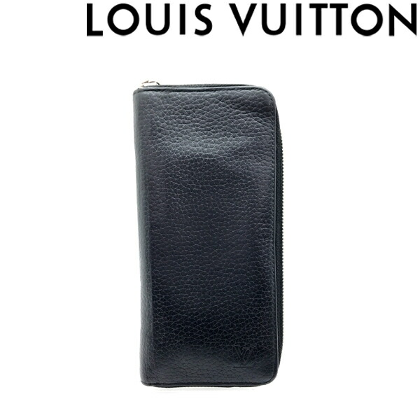 【中古】LOUIS VUITTON 財布 ルイヴィトン 【やや傷や使用感あり】 レディース CA2116 ヴェルティカル ジップアラウンド  ブラック R-LV-W-721-1 ブランド