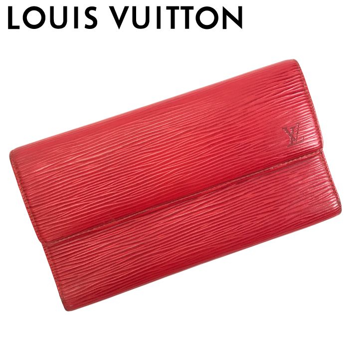 LOUIS VUITTON エピ ポルトフォイユ トレゾール 二つ折り財布 赤 楽天市場】【財布】LOUIS VUITTON ルイ ヴィトン エピ ポルト