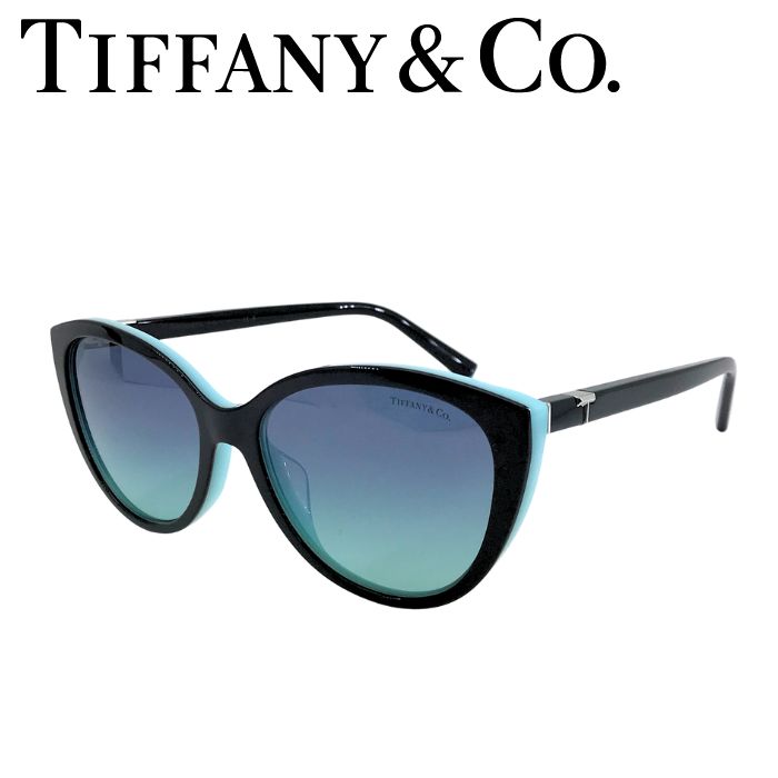 Tiffany \u0026 Co. 黒眼鏡 ティファニー グラデーション青色 tf4251f-80559s UV撥ね除ける 紫外線撥ね除ける ブランド名/メンズ\u0026レディース/成人男性用\u0026亭主もち用/運転/アウトドア 眼鏡・サングラス-バッグ・小物・ブランド雑貨-サングラス