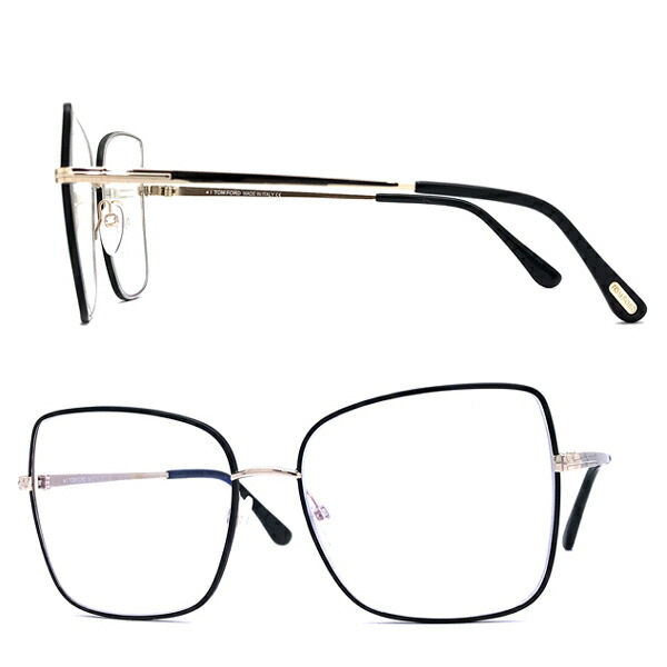 0円 ランキング上位のプレゼント Tom Ford メガネフレーム トムフォード メンズレディース マットブラック ゴールド 眼鏡 伊達メガネ用ブルーライトカットレンズ付 パソコン用pcメガネ Tf 5613b 002 ブランド
