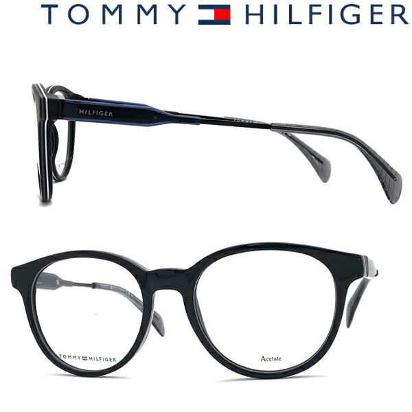 TOMMY HILFIGER メガネフレーム トミーヒルフィガー【在庫処分特価】 メンズ&レディース ブラック 眼鏡 00TO-1349-20D ブランド