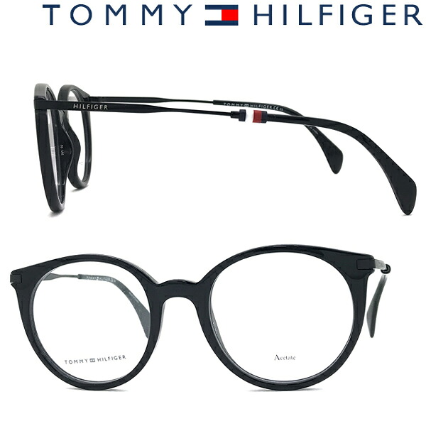 TOMMY HILFIGER メガネフレーム トミーヒルフィガー【在庫処分特価】 メンズ&レディース ブラック 眼鏡 00TO-1475-807 ブランド