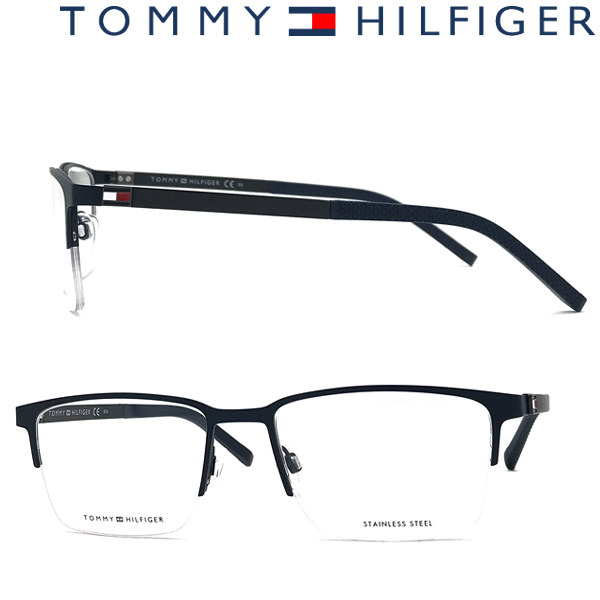 【楽天市場】tommy Hilfiger メガネフレーム トミーヒルフィガー メンズandレディース マットネイビー 眼鏡 Th1917 Fll