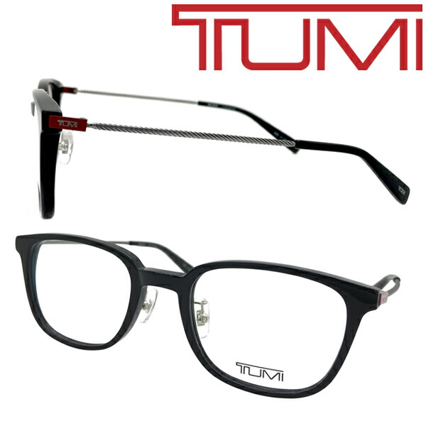TUMI メガネフレーム トゥミ メンズ ブラック 眼鏡 VTU-056J-0700 ブランド