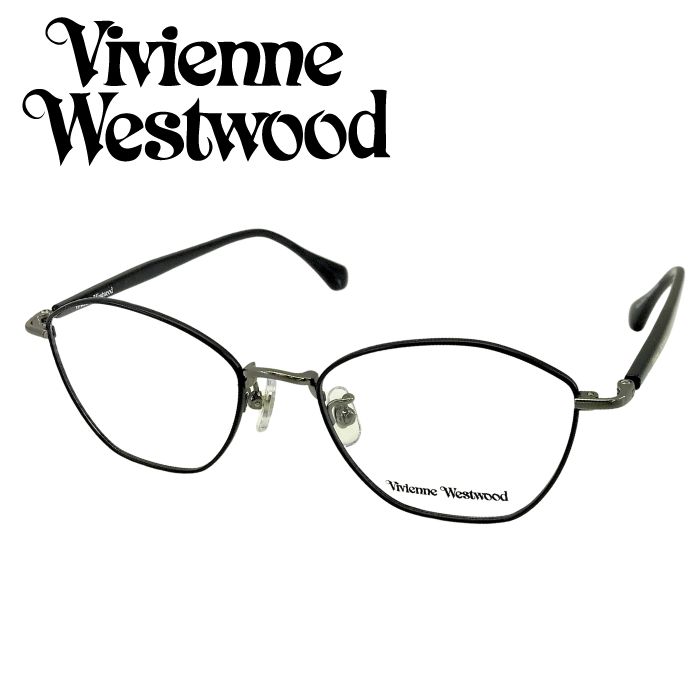 Vivienne Westwood メガネフレーム ヴィヴィアン ウエストウッド ガン・ブラック レディース 女性用 眼鏡 めがね ブランド vw-40-0023-03｜WOODNET　店