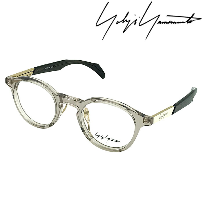 Yohji Yamamoto メガネフレーム ヨウジヤマモト メンズ&レディース クリアベージュ 眼鏡 yy-19-0072-01 ブランド|WOODNET 店