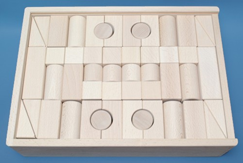 plain wooden baby blocks