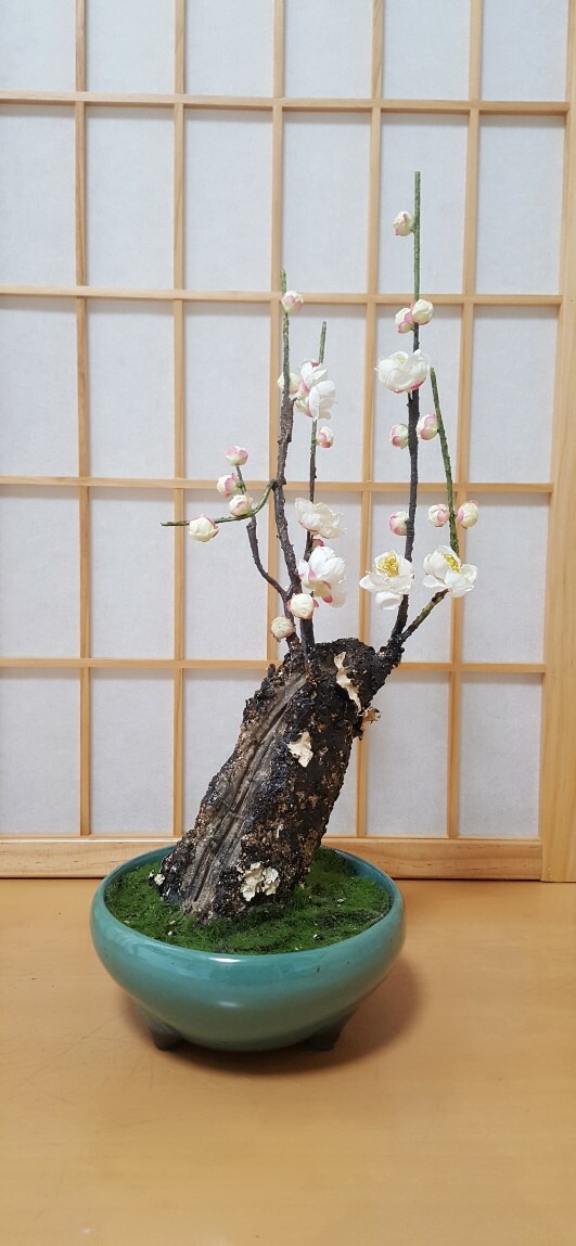 楽天市場 梅盆栽 桜盆栽 造花 送料無料 手作り 桜か梅いずれからお選び下さい 造花の専門店 きつつき