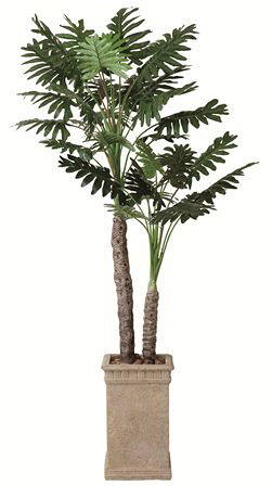 フェイクグリーン 観葉植物 フェイク 人工観葉植物 光触媒 造花 インテリア リアル おしゃれ お祝い 樹 木 室内 人気 空気清浄 玄関 リビング オフィス 部屋 シンプル 抗菌 消臭 観葉樹 セロームＷ2.0ｍ （415ｋ670）｜造花の専門店 きつつき
