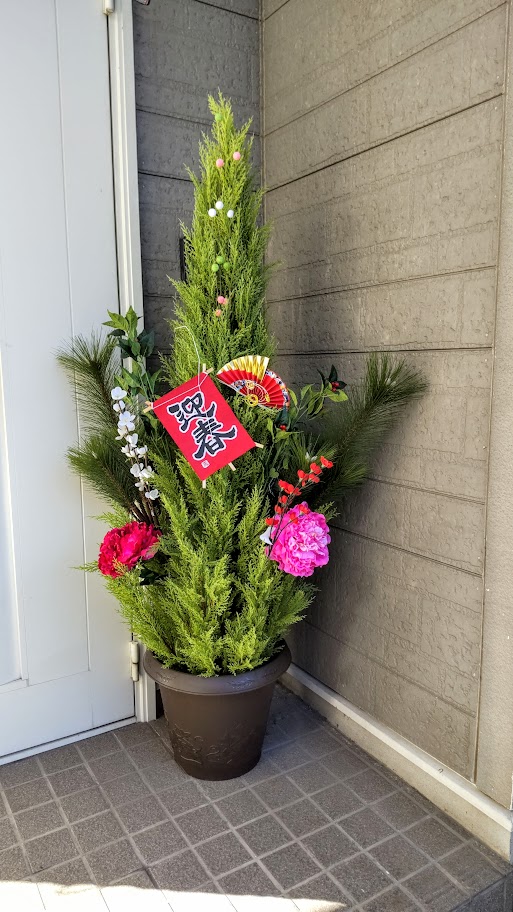 楽天市場】門松120サイズいぐさタイプ1対（門松2台セット）【人工門松