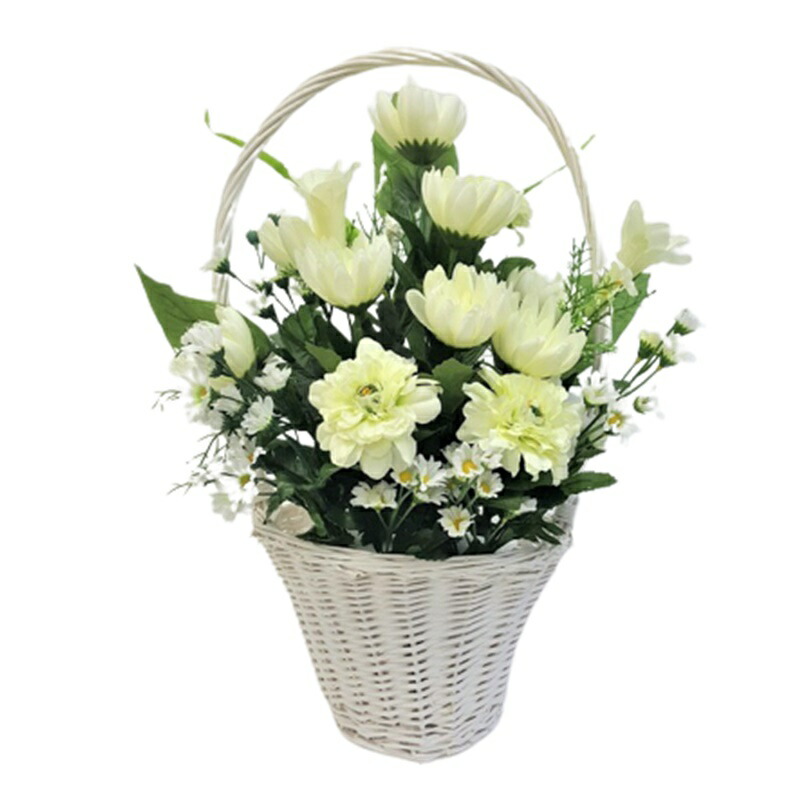 楽天市場】造花 御供えアレンジ 仏花 お仏壇へ 3色よりお選び下さい