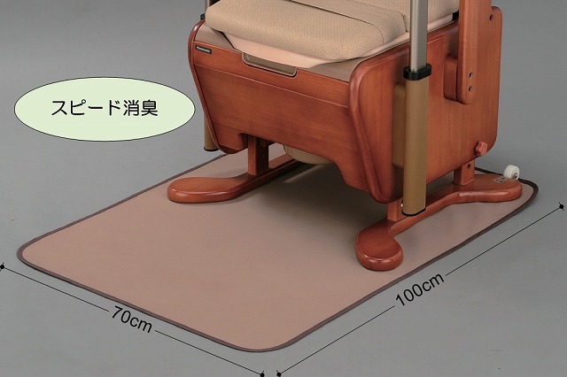 ポータブルトイレ用　消臭　防水シート　トイレ用マット〈412417〉【送料無料】