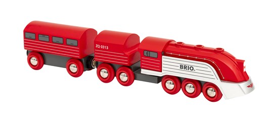 red brio train