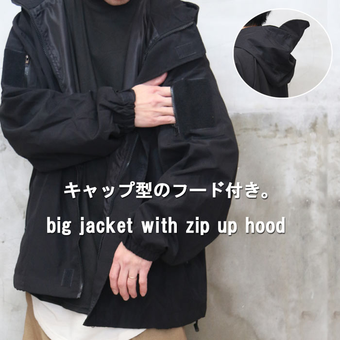 ANALOG フード付きプルオーバー S ブラック ANALOG フード付きプルオーバー S ブラック