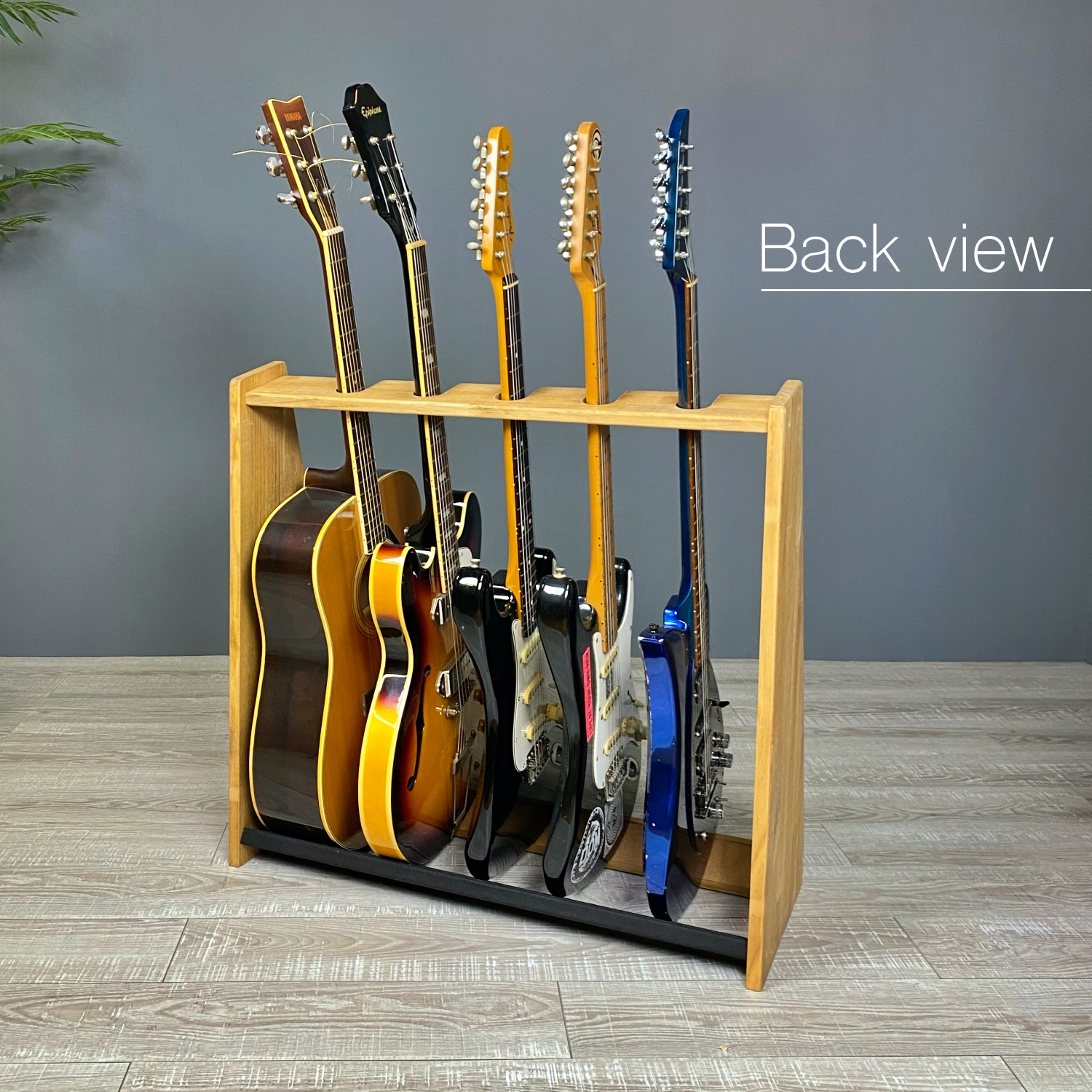 送料無料ギタースタンド エレキギター・ベース用5本掛 （カラーを選択 
