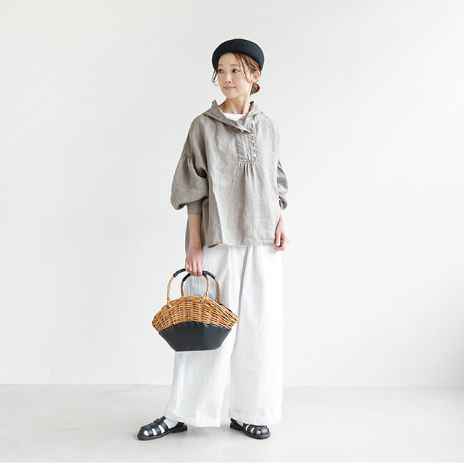 SALE 30%OFF】[TB22107]tumugu(ツムグ) 別注色あり ソリトリネンフード