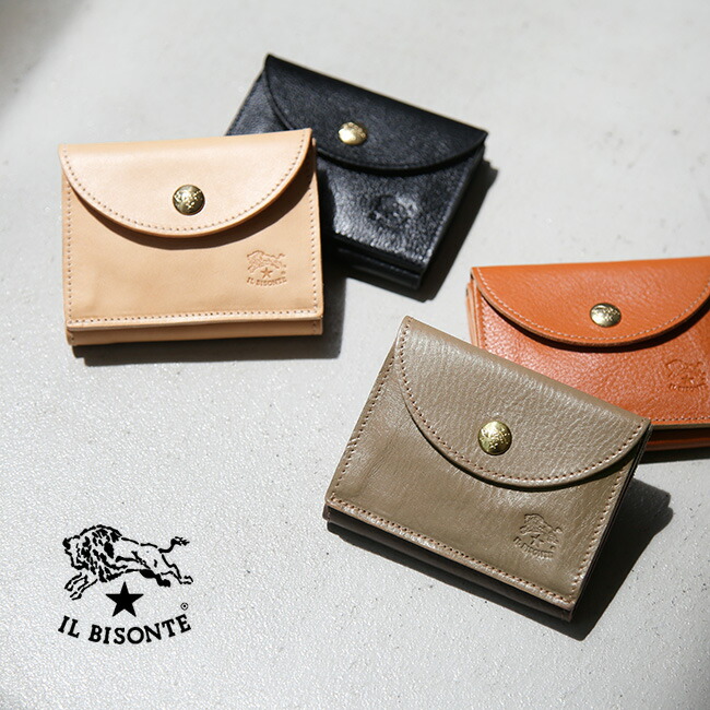 ◇【国内正規販売店】 IL BISONTE(イルビゾンテ) トリフォルド ウォレット [54212309240]