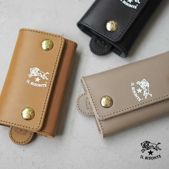 楽天市場】IL BISONTE(イルビゾンテ) クロコ型押しキーケース