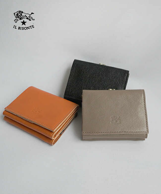 ◇【国内正規販売店】IL BISONTE(イルビゾンテ)トリフォルドウォレット [54212304340]