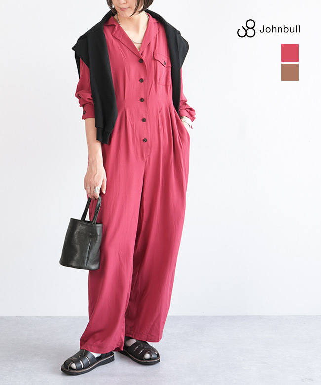【SALE 50%OFF】JOHNBULL(ジョンブル) レーヨンサテンオールインワン セール [JL243P18]｜WOODY HOUSE／ウッディーハウス
