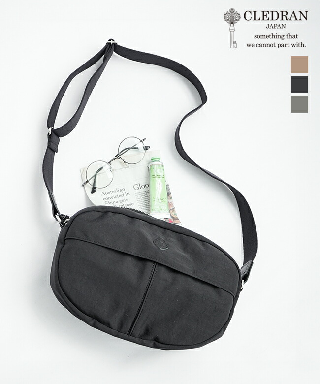 【保存袋あり】CLEDRAN(クレドラン) PELI OVAL SHOULDER(ペリ オーバルショルダー) 鞄 かばん カバン ショルダー レディース [CL3689]｜WOODY HOUSE／ウッディーハウス