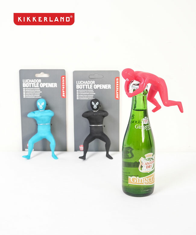 楽天市場】KIKKERLAND LUCHADOR BOTTLE OPENERS ルチャドール