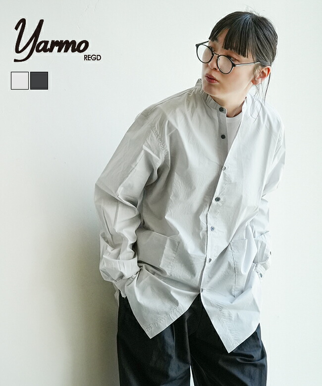 新品未使用タグ付◎Yarmo ヤーモ ナイトシャツ 白 YAR-21SS S16 楽天市場】YARMOヤーモ [21ss-s16]NightShirtナイトシャツ White