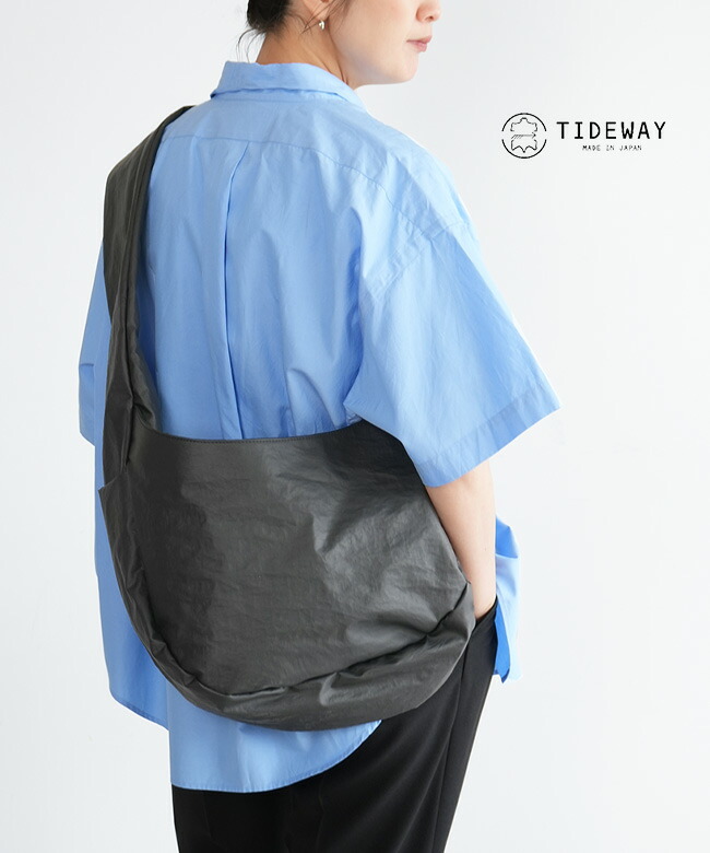 【保存袋付き】TIDEWAY(タイドウェイ) GRIZZLY CRESENT SHOLDER ショルダーバッグ かばん [T3134]【付属品あり】｜WOODY HOUSE／ウッディーハウス