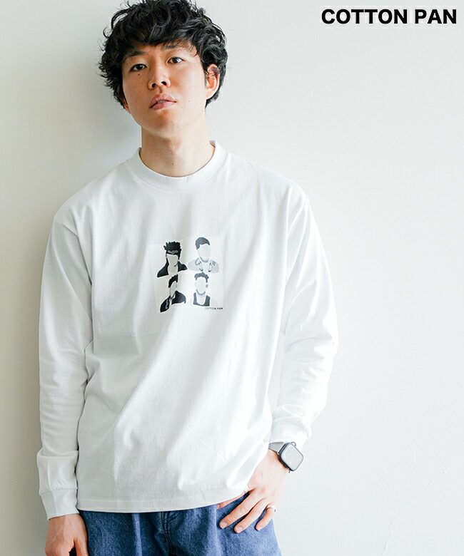 【SALE 50%OFF】【ステッカー付属】COTTON PAN(コットンパン) トゥトゥトゥ/ロンTEE 長袖 Tシャツ メンズ カットソー クルーネック プリントT セール [TOTOTO]