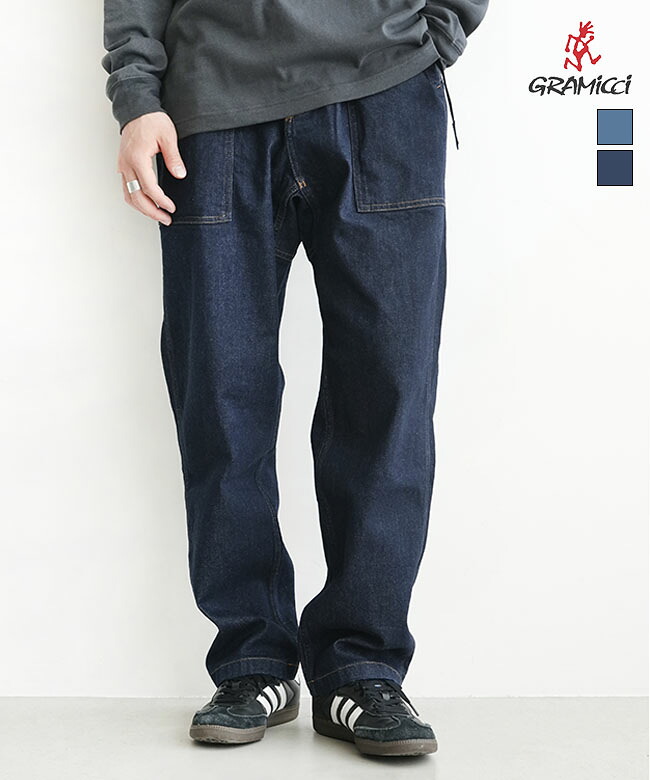 楽天市場】GRAMICCI(グラミチ) STRETCH DENIM LOOSE TAPERED RIDGE
