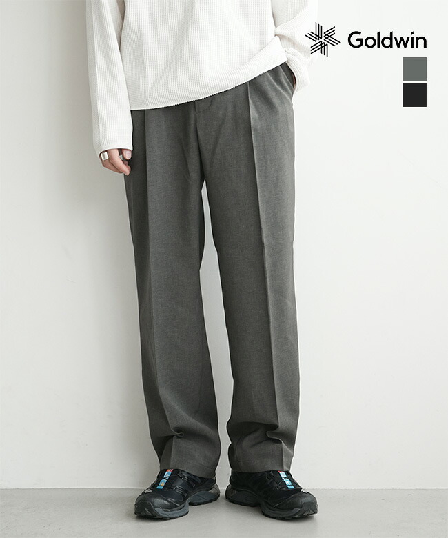Goldwin(ゴールドウィン) One Tuck Straight Pants ワンタックストレートパンツ メンズ レディース ユニセックス イージーパンツ トラウザー スラックス [GL75180] 21,087円