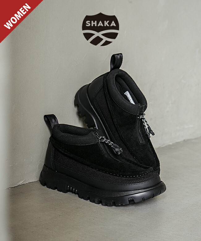 SHAKA(シャカ) ZIP MOCCASIN BOOTIE EX ジップモカシンブーツ シューズ レディース 靴 [SK-290V2]