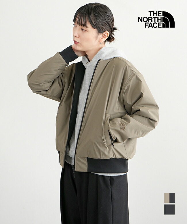 ◇THE NORTH FACE(ザ・ノース・フェイス) リバーシブルテックエアーラウンドネックジャケット ブルゾン レディース アウター 長袖 両面 ノーカラー [NTW62580]｜WOODY HOUSE／ウッディーハウス