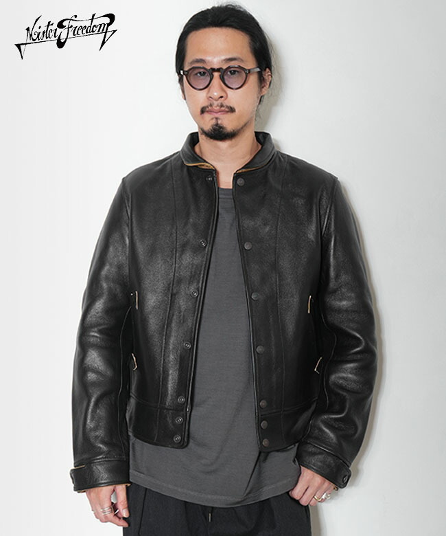 Mister Freedom ブラックレザージャケット 東海オンエアとしみつ 🛗