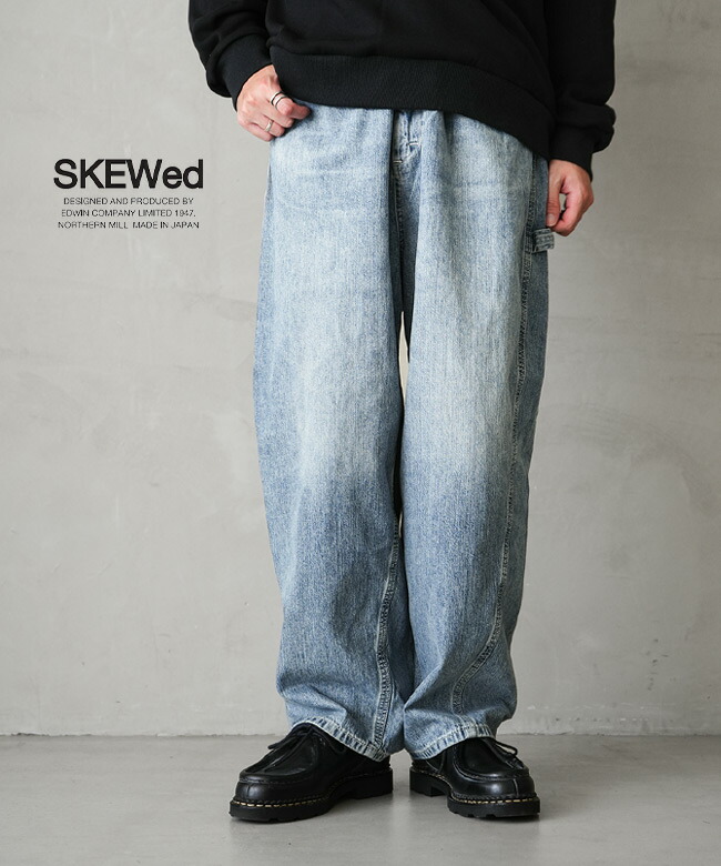 SKEWed(スキュー) 11W PAINTER PANTS ペインターパンツ メンズ ボトムス デニムパンツ ジーンズ [HS111-1]