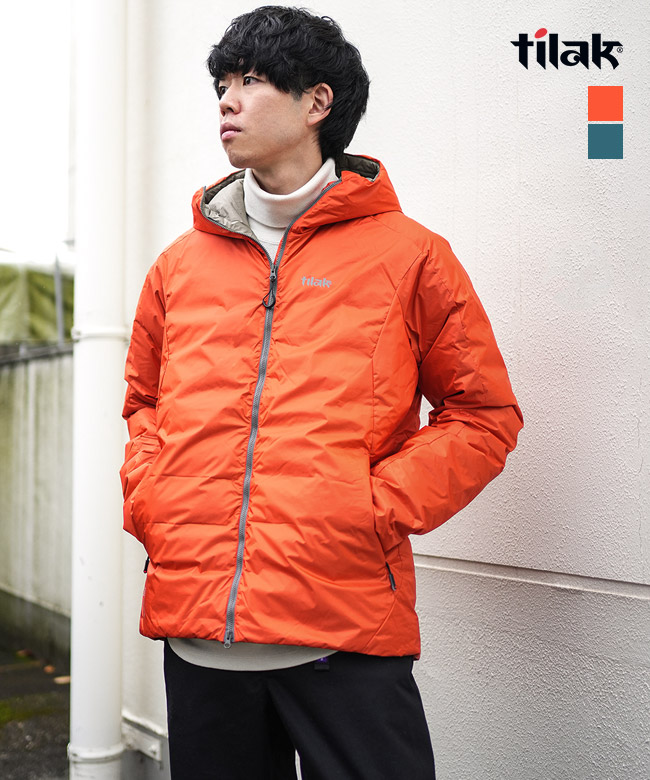 【SALE 30%OFF】Tilak(ティラック) Down Lite Jacket ダウンライトジャケット メンズ アウター ダウンジャケット フード パーカー セール [25AW-10143]｜WOODY HOUSE／ウッディーハウス
