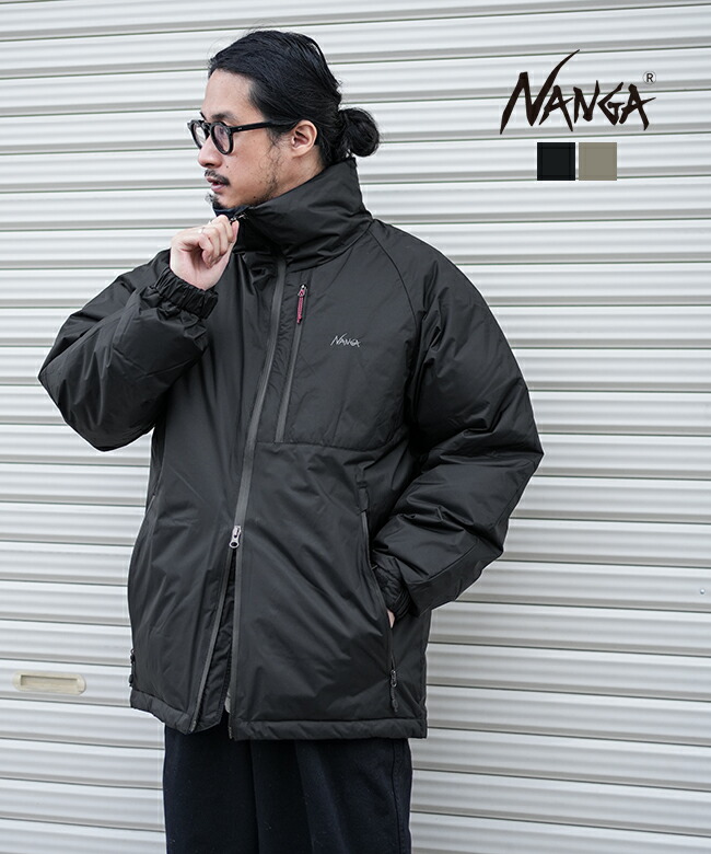 楽天市場】[ND2441-1A002]NANGA(ナンガ) AURORA TEX STAND COLLAR DOWN