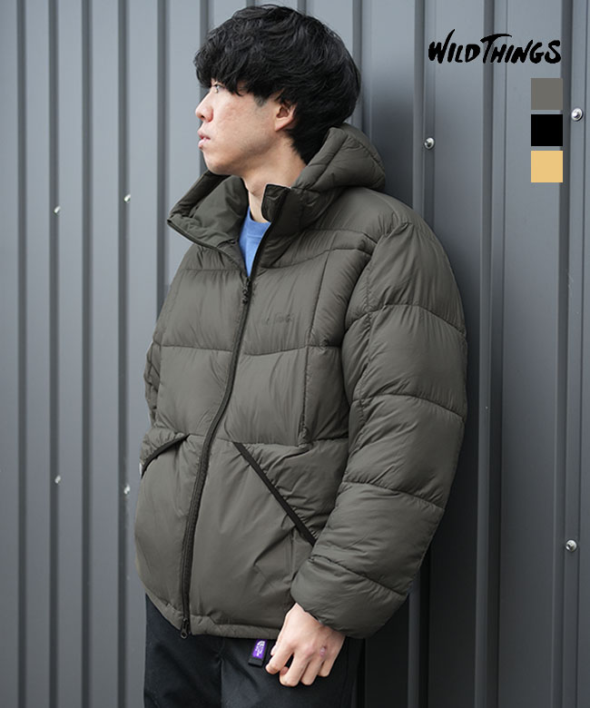 【SALE 50%OFF】【収納袋付属】 WILD THINGS(ワイルドシングス) BIVOUAC LOFT JACKET ビバーク ロフトジャケット メンズ アウター セール [WT25143SK]【付属品あり】｜WOODY HOUSE／ウッディーハウス