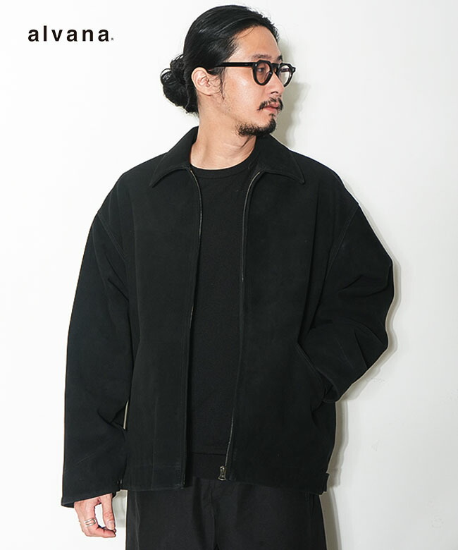【SALE 50%OFF】alvana(アルヴァナ/アルバナ) SHEEP SUEDE SHORT JACKET シープスエードショートジャケット メンズ アウター セール [ALV-00131]