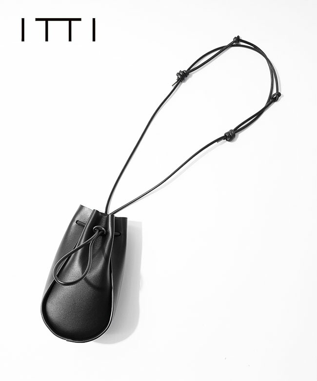 【ギャランティーカード付属】 ITTI(イッチ) HERRIE KINCHAKU POUCH RF ヘリー巾着ポーチ レディース バッグ [ITTI-BAG-164-RF]