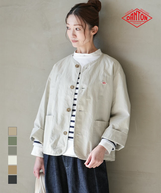 楽天市場】◇[DT-A0473CFD]DANTON(ダントン) ダウンプルーフカラーレス