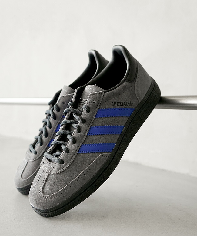 【SALE 20%OFF】◇adidas originals(アディダスオリジナルス) HANDBALL SPEZIAL/GREFIV/EQTBLU/CBLACK ハンドボール スぺツィアル/靴/シューズ [IH9765] セール｜WOODY HOUSE／ウッディーハウス