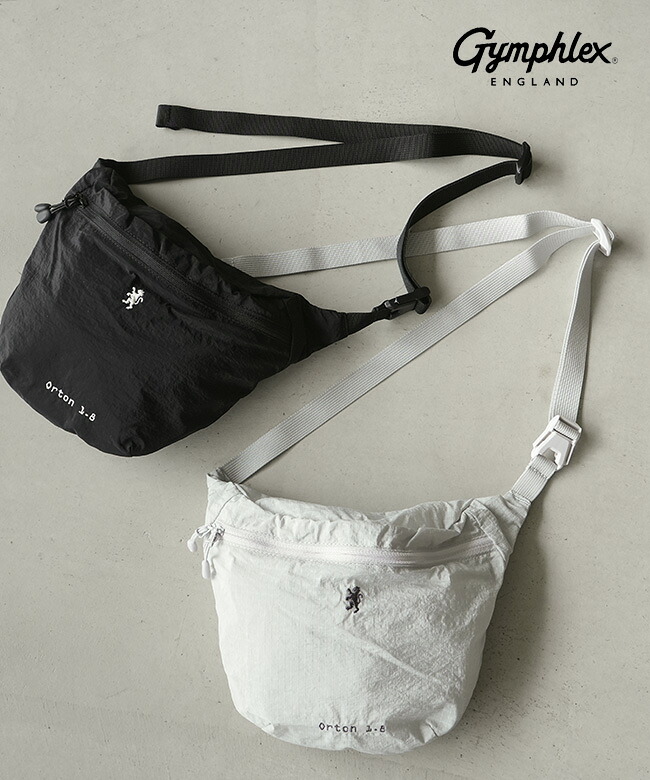 [Orton1-8]Gymphlex(ジムフレックス) ナイロンリップストップ サコッシュ Orton 1.8 UNISEX