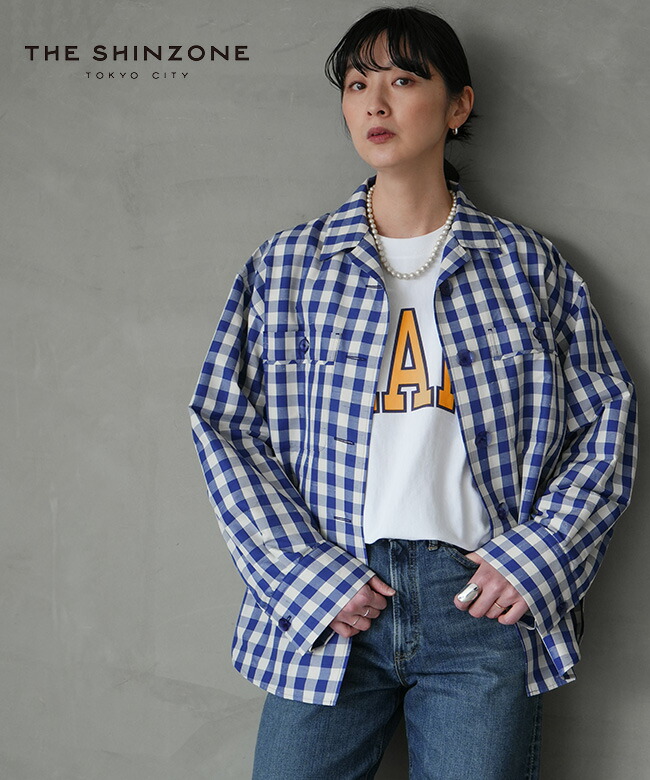 THE SHINZONE オンブレチェックシャツ シンゾーン 楽天市場】THE SHINZONE(ザ・シンゾーン)GINGHAM CHECK SHIRT ギンガム
