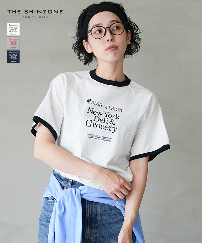 T-shiirt Plus One Collection 夏の茶飲み友だち、プルオーバー。