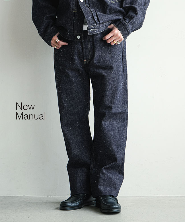 New Manual(ニューマニュアル) #002 1942 LV JEANS ONE-WASHED LVジーンズ ワンウォッシュド メンズ デニムパンツ ジーンズ ジーパン[2026SSPT-YY-0001]｜WOODY HOUSE／ウッディーハウス